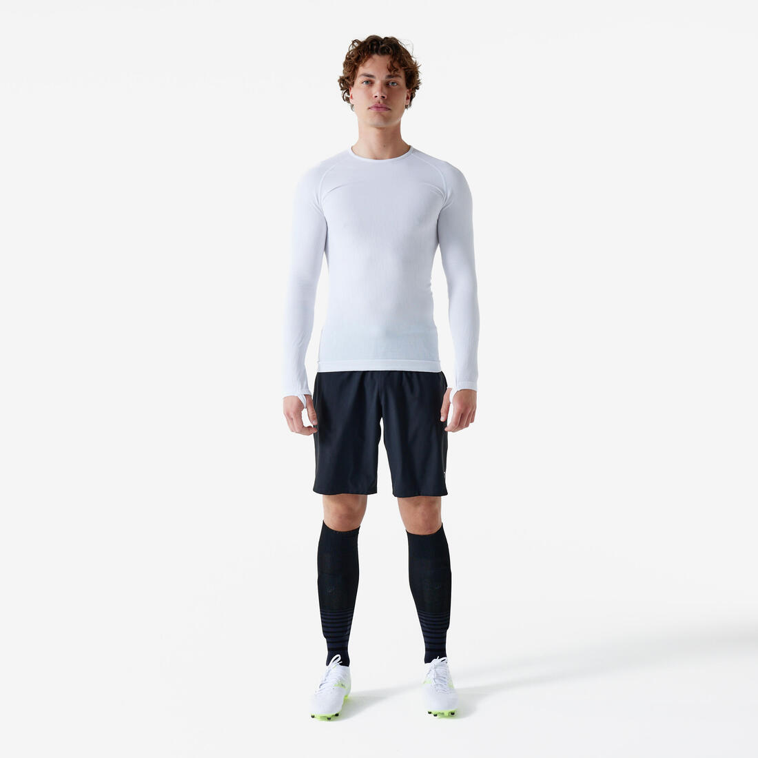 article en promo : Sous-maillot de foot thermique sans-couture manches longues, keepdry