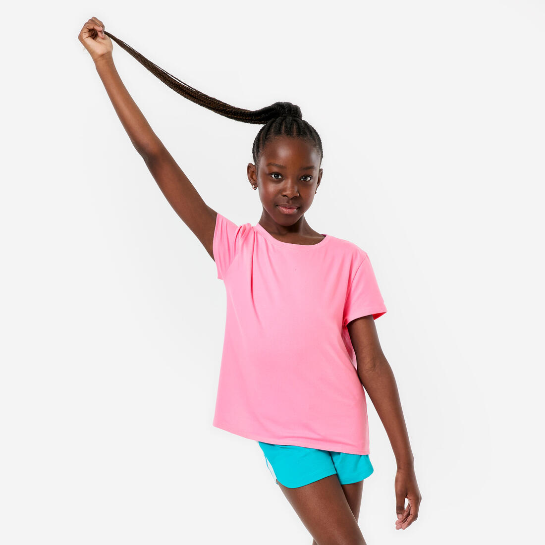 article en promo : T-shirt coton fille  - 500