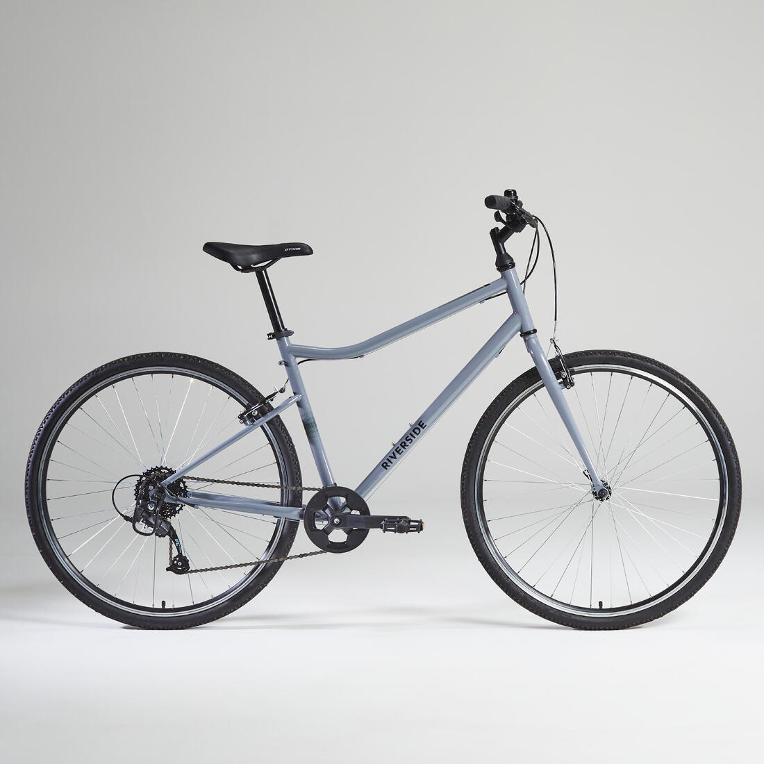 article en promo : VÉLO TOUT CHEMIN RIVERSIDE 120 GRIS METAL